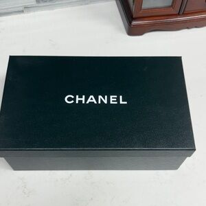 Chanel Classic Black Shoe or Storage Box.